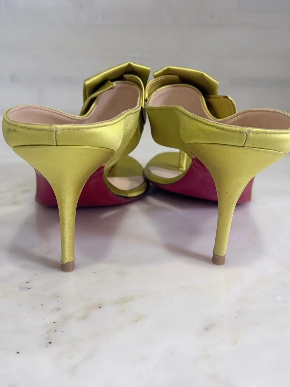 Christian Louboutin Satin Knot Sandals